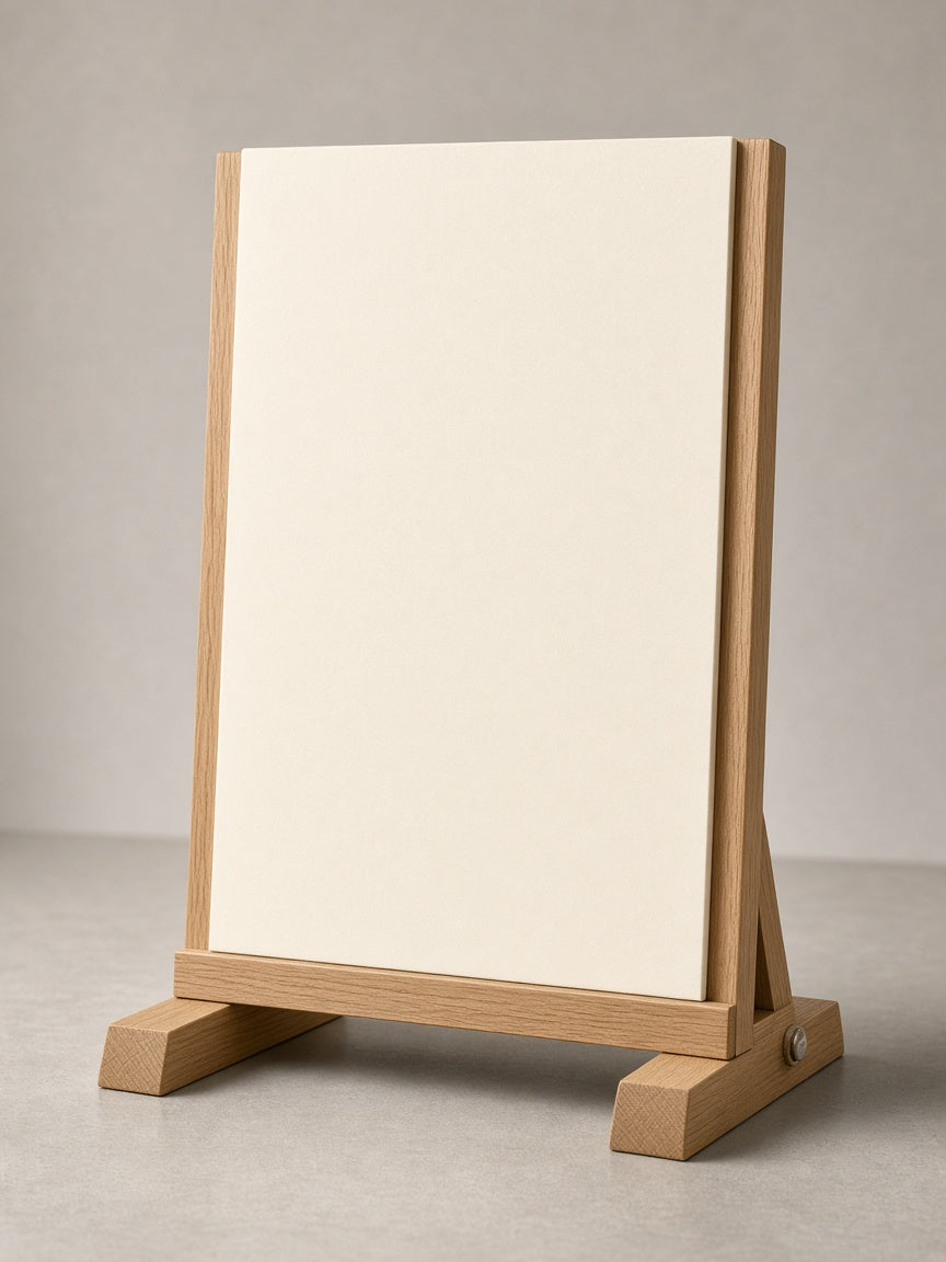 Oak Poster Stand